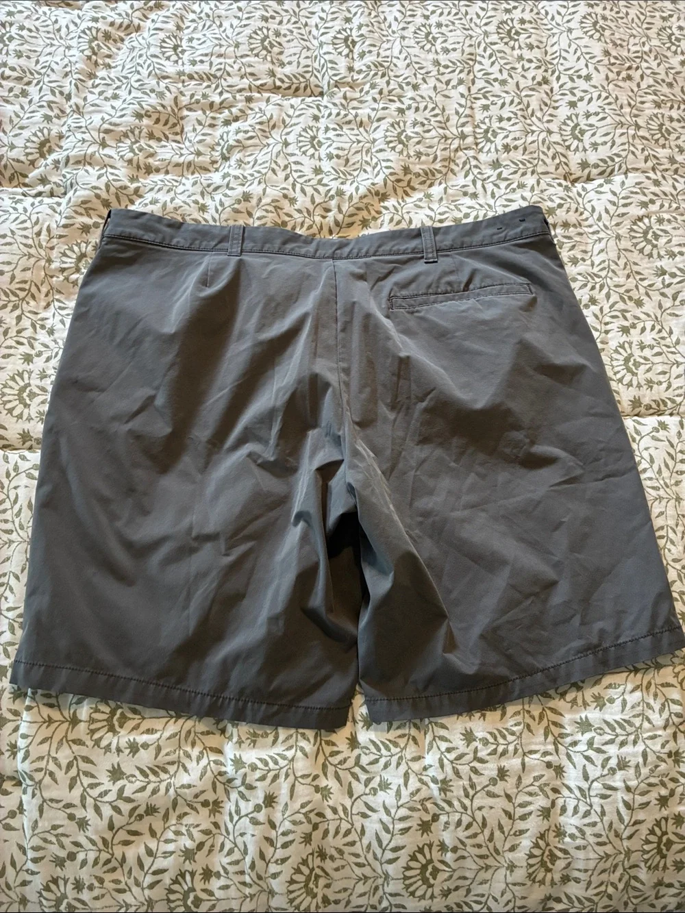 J. Crew Men's Flat-Front Shorts in Gray
